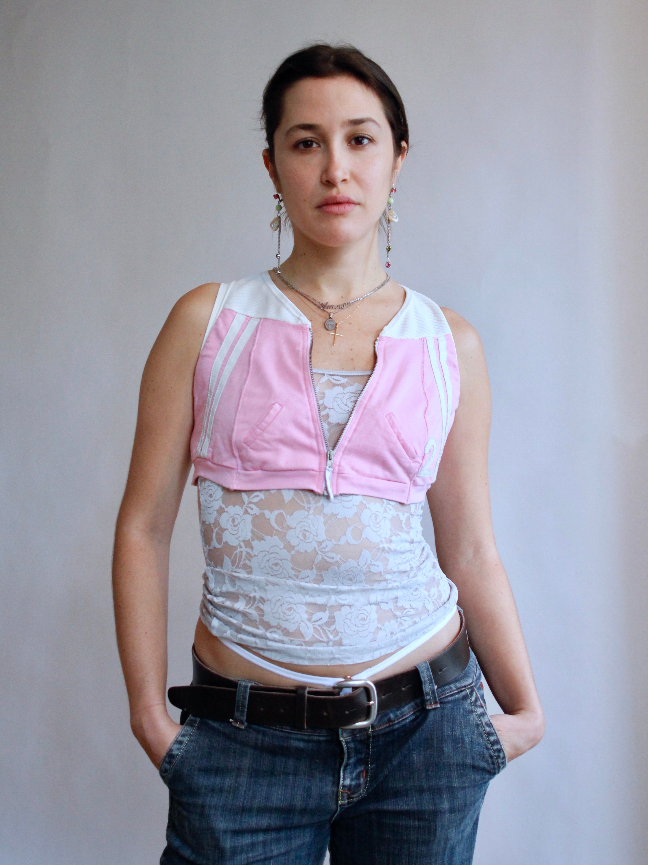 Pink Mini Vest – Sokoloff Amelia