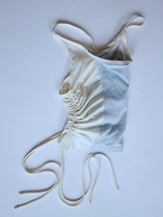 Baby Blue Drawstring Top